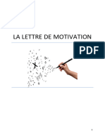 Livret Sur La Lettre de Motivation