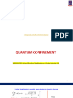 EEE-3109 - Lecture-4 (Quantum Confinement and Tunneling)