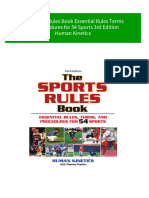 The Sports Rules Book Essential Rules Terms and Procedures For 54 Sports 3rd Edition Human Kinetics 2024 Scribd Download