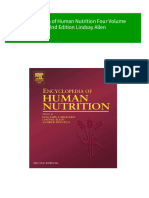 Instant Download Encyclopedia of Human Nutrition Four Volume Set 2nd Edition Lindsay Allen PDF All Chapter