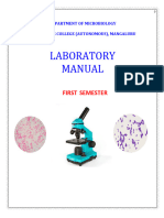 Lab Manual 1st Semester Microbiology