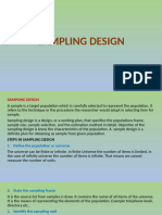 Sampling Design