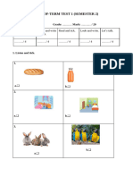 End-Of-Term Test 1 (Semester 2)