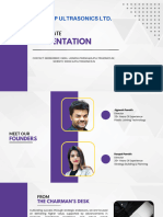 SJP Ultrasonics LTD Corporate Presentation 2024