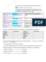 Resumen de Inglés y Ejercicios 1st Eso 2nd Trimester