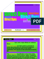 Lecture - 2&3 - Direct Dyes