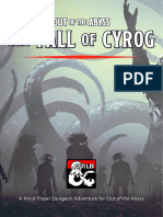 Out of The Abyss - The Fall of Cyrog - A Mind Flayer Dungeon Adventure