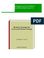 Buy Ebook Business Strategy For An Era of Political Change 1st Edition Edition Mack C.S. Cheap Price