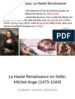 3 3 3 La Haute Renaissance en Italie Michel Ange