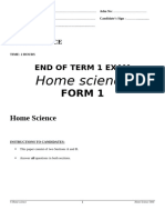 Home Science QP F1