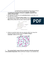 CHE 205 Molecular Kinetic Theory of Gases-1