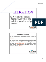 Lecture 7 - Ionic Equilibria Buffers - HO