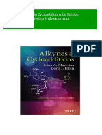 Alkynes in Cycloadditions 1st Edition Maretina I. Alexandrovna Download PDF