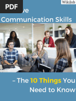 Effective Communication Skills