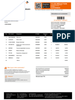 Facture/bon de Livraison: 11 % de Réduction UJC43633