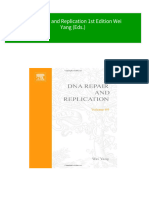 Ebooks File DNA Repair and Replication 1st Edition Wei Yang (Eds.) All Chapters