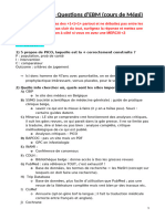 Exemples de Questions EBM (Mégé)