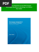 Ebooks File European Integration As An Elite Process Routledge Advances in Sociologu 1st Edition Max Haller All Chapters