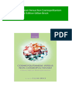 Where Can Buy Cosmopolitanism Versus Non Cosmopolitanism 1st Edition Gillian Brock Ebook With Cheap Price