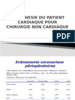 Anesthesie Du Patient Cardiaque Pour Chirurgie Non Cardiaque