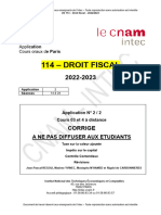 Droit Fiscal Ue 114 Corrige #2 - 2022-2023