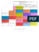 Horaire Semaine de Stage - Q1