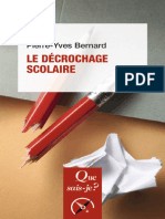 Le Décrochage Scolaire Pierre Yves Bernard Que Sais Je 2017 4e Éd.