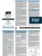 Arbitration V Litigation Brochure