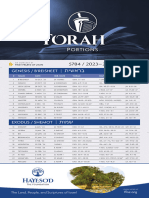 Torah Portions 5784 - WEB