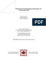 Application of The SART Process To Heap Leaching of Gold Copper Ores at Maricunga Chile by Kevan J. R. Ford, Chris A. Fleming