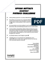 Upvan Mittal's Physics Challenges