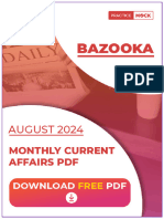 Bazooka Monthly Current Affairs August 2024