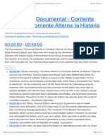 Summarize - Tech Summary For: Documental - Corriente Directa Vs Corriente Alterna, La Historia