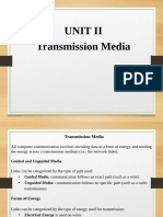 UNIT II - Guided and Unguided Media