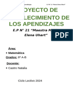 Proyecto de Fortalecimiento de Los Aprenndizajes Ep 21 - 2024