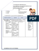 Elaboramos Un Tríptico Con Nuestra Propuesta de Acciones para Una Alimentación Saludable