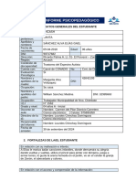 Informe PSICOPEDAGOGICO Nuevo Elias Sánchez