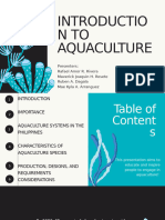 Aquqculture Powerpoint Presentation