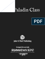 Shadowdark RPG - The Paladin Class (v1)