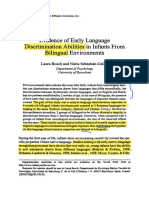 2.bosch 2001-Evidence of Early Language Discrimination Abilities in Infants From Bilingual Environments