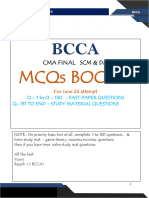 SCM & DM - MCQ's Book