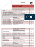 Tabla Especificaciones Disciplina de Quimica 2025