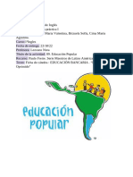 Tareas Educación Popular Grupal