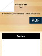 Module III Part2 Business Government Trade Relations