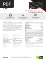 xlr8 RTX 2060 Oc DF Sell Sheet