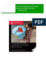 PDF Routledge International Handbook of Children S Rights Studies 1st Edition Wouter Vandenhole Download