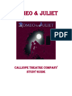 Romeo and Juliet Theatre Study Guide