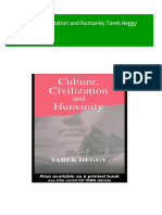 Culture Civilization and Humanity Tarek Heggy All Chapter Instant Download