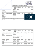 Action Plan and Project - Application of Education