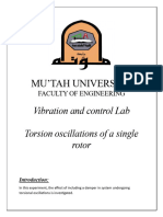 Torsion Oscillations of A Single Rotor
